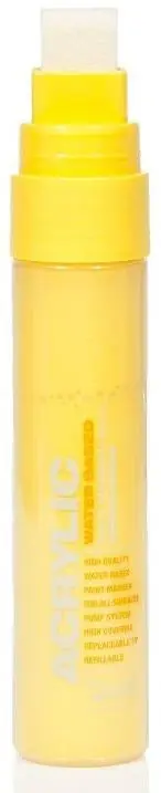 Acrylic Paint Marker 15mm - Shock Yellow Light S1000