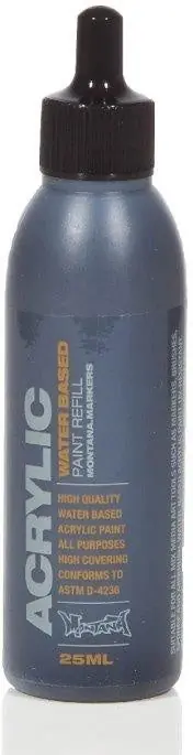 Acrylic Paint Refill 25ml - Shock Black S9000