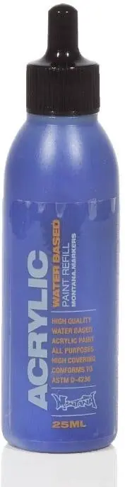 Acrylic Paint Refill 25ml - Shock Blue Dark S5020