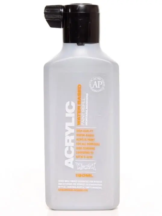 Acrylic Paint Refill 180ml - Silver Matt M1100