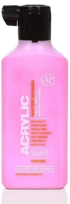 Acrylic Paint Refill 180ml - Shock Pink S4010