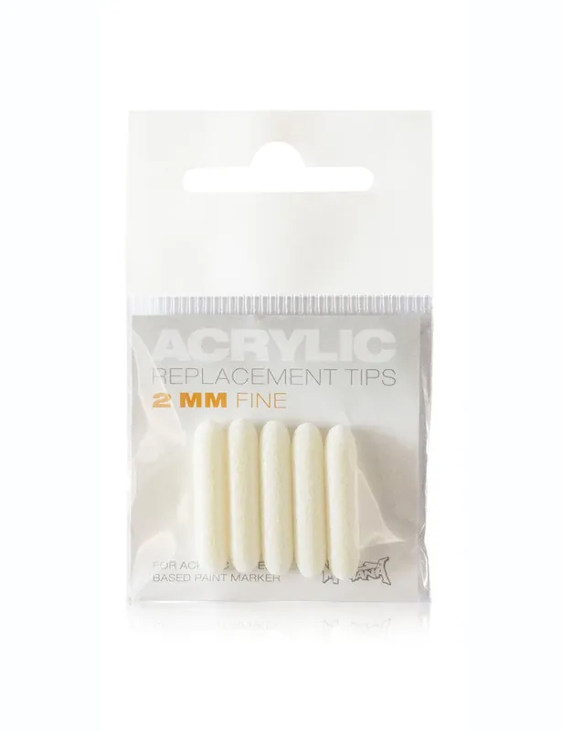 Replacement Acrylic Marker Tips - 2mm