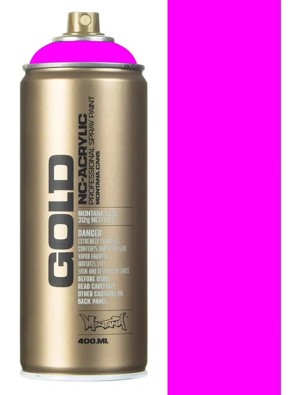 Spray Paint 400ml - Flourescent Gleaming Pink F4000