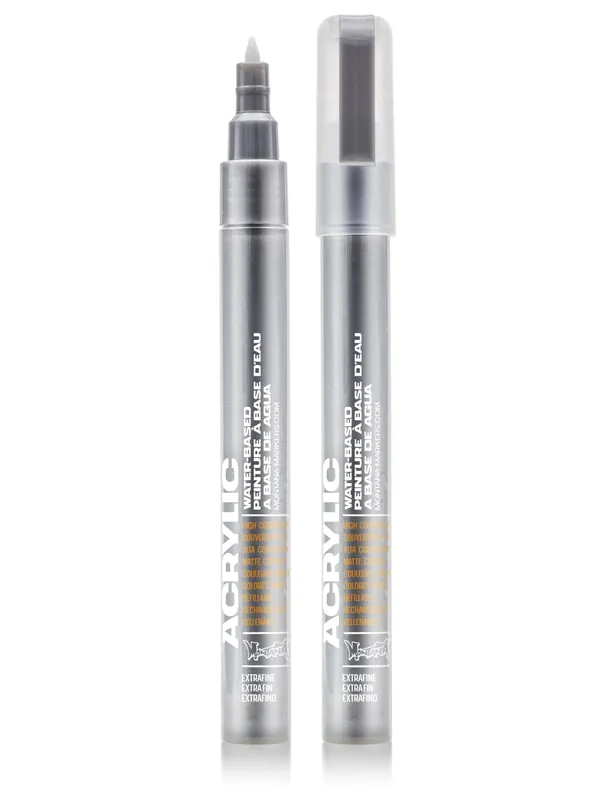 Acrylic Paint Marker 0.7mm - Silver Matt M1100