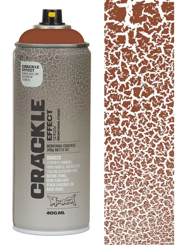 Crackle Effect Spray Paint 400ml - Copper Brown EC8004