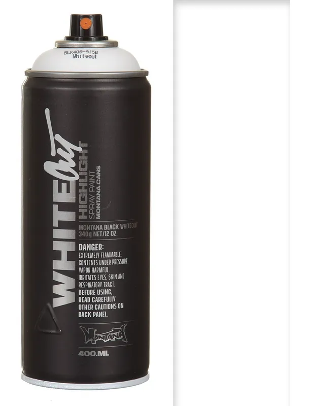 Spray Paint 400ml - Whiteout Highlight BLK9150