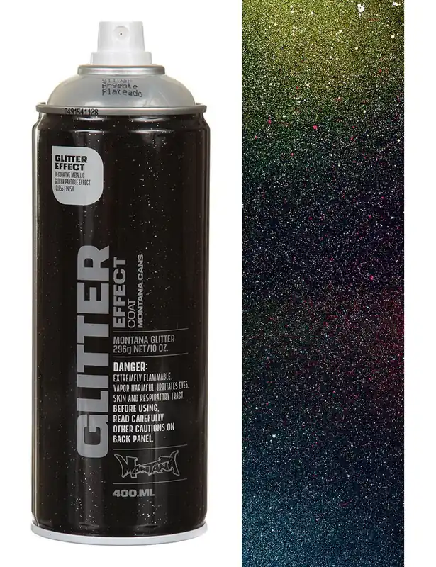 Glitter Effect Spray 400ml - Silver