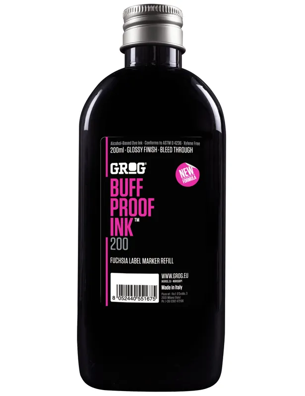 Buff Proof Ink Refill 200ml - Splatter Red