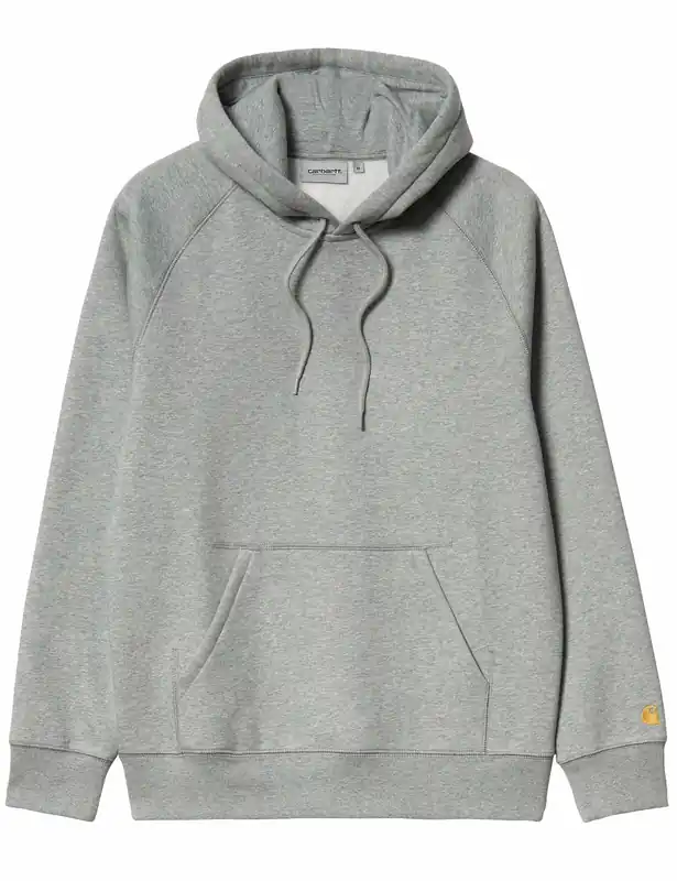 Chase Hooded Sweatshirt - Grey Heather/Gold