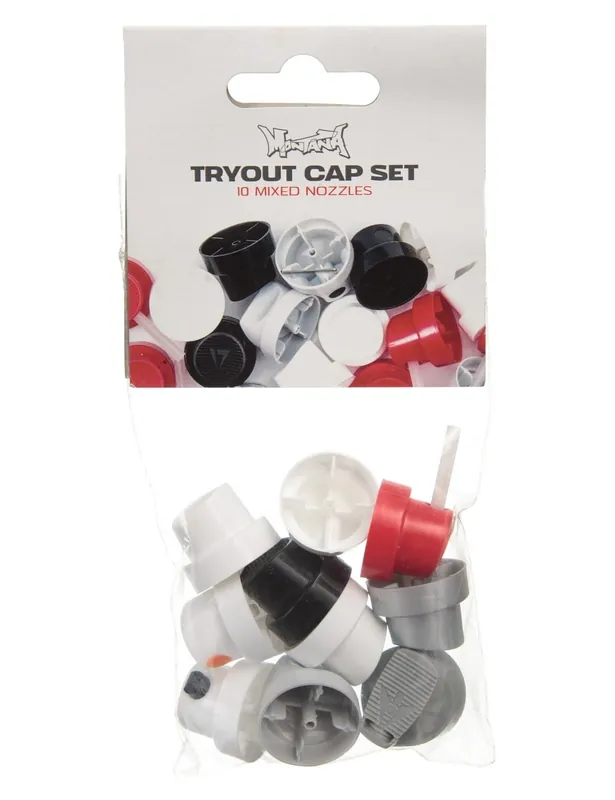 Spray Paint Caps - Tryout Cap Set (10 Pack)