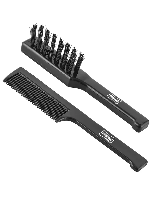 Moustache Comb & Beard Brush Set - Proraso