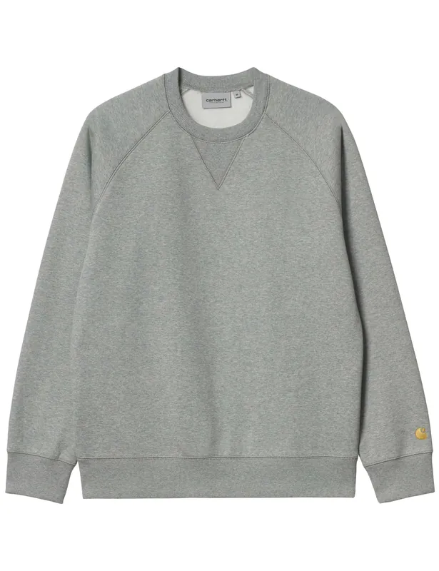 Chase Crew Sweatshirt - Grey Heather/Gold