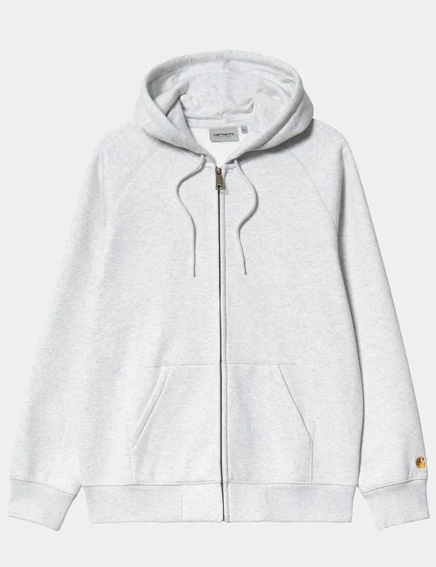 Chase Hooded Jacket - Ash Heather/Gold