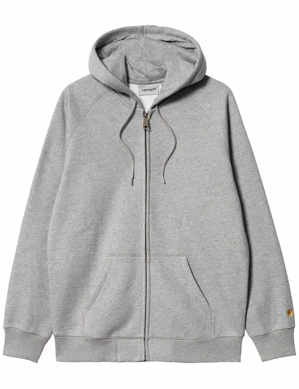 Chase Hooded Jacket - Grey Heather/Gold