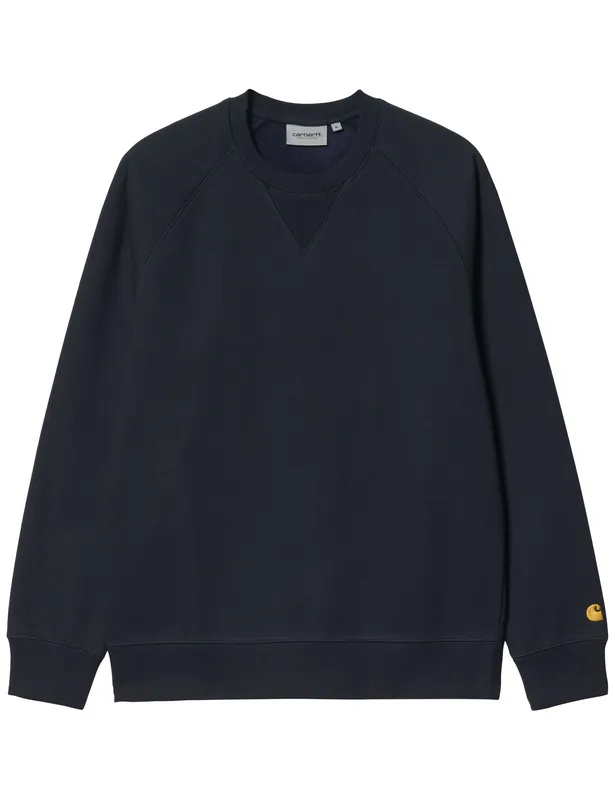 Chase Crew Sweatshirt - Dark Navy/Gold