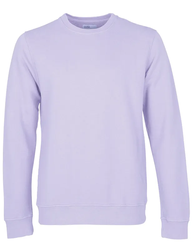 Organic Crew Sweat - Soft Lavender