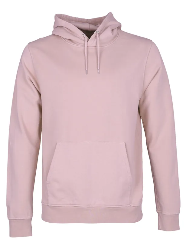 Organic Hooded Sweat - Faded Pink