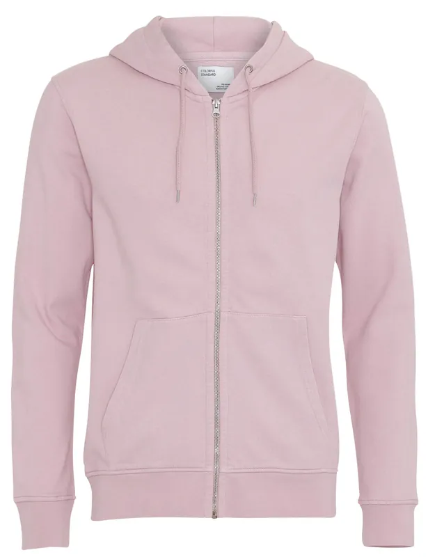 Organic Hooded Jacket - Faded Pink