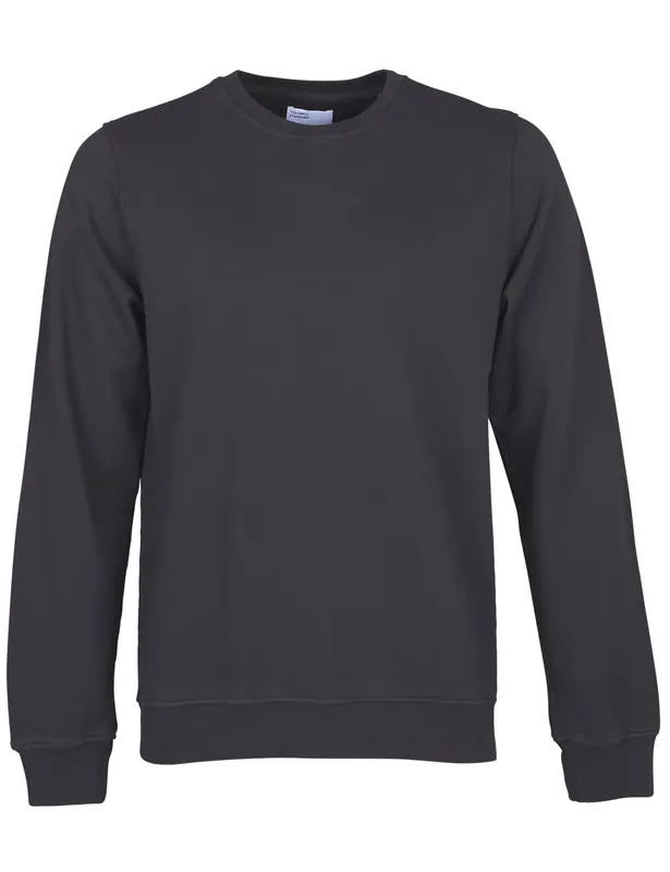 Organic Crew Sweat - Lava Grey