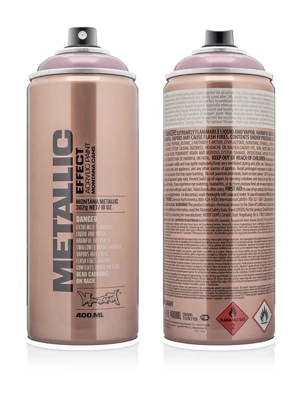 Metallic Effect Spray Paint 400ml - Rose EMC3110
