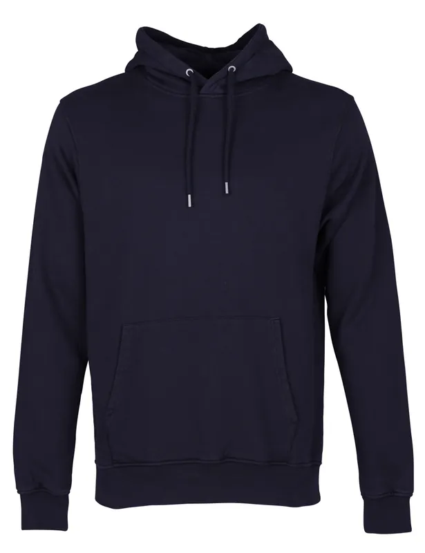 Organic Hooded Sweat - Deep Black