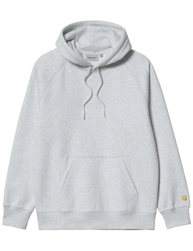 Chase Hooded Sweatshirt - Ash Heather/Gold