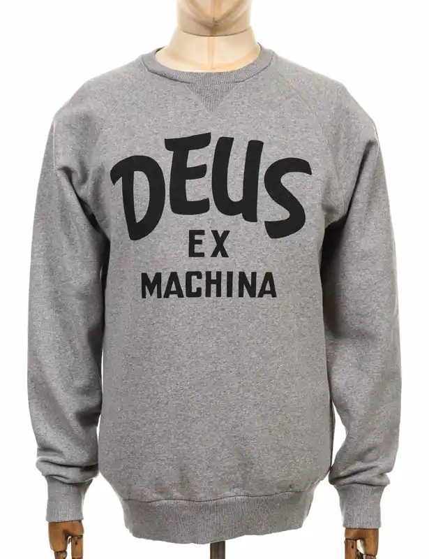 Curvy Crew Sweat - Grey Heather