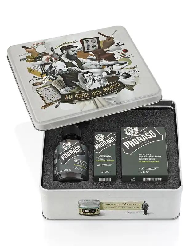 Beard Care Tin - Cypress & Vetyver