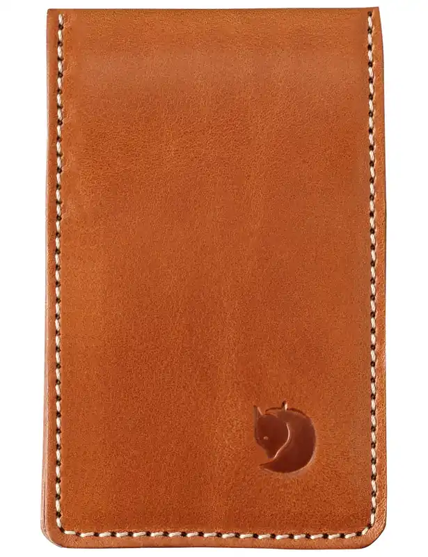 Ovik Leather Large Card Holder - Cognac