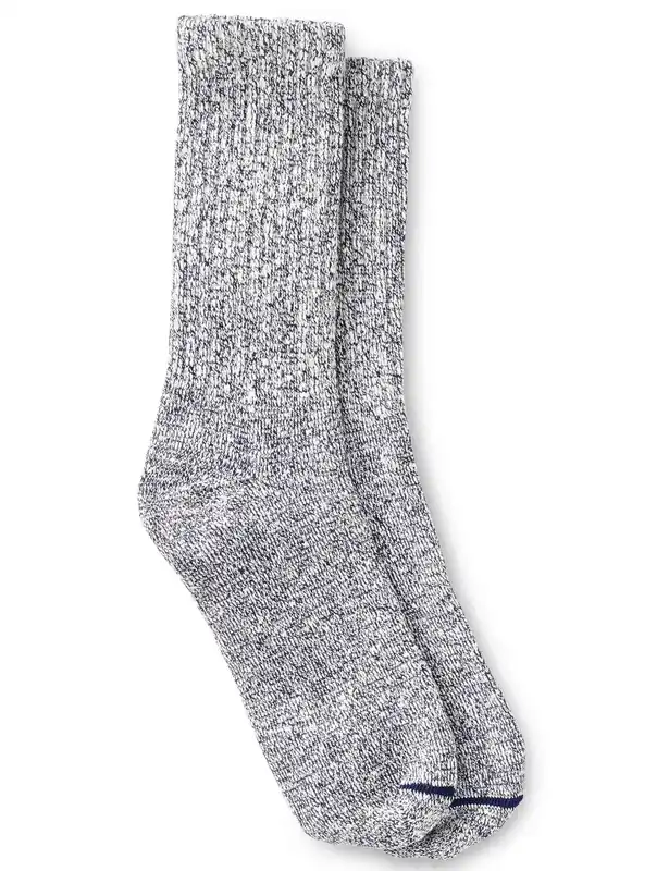 97168 Cotton Ragg Socks - Blue/White