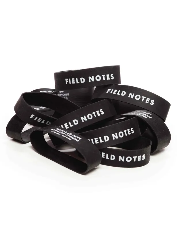 Rubber Bands (12 Pack) - Black