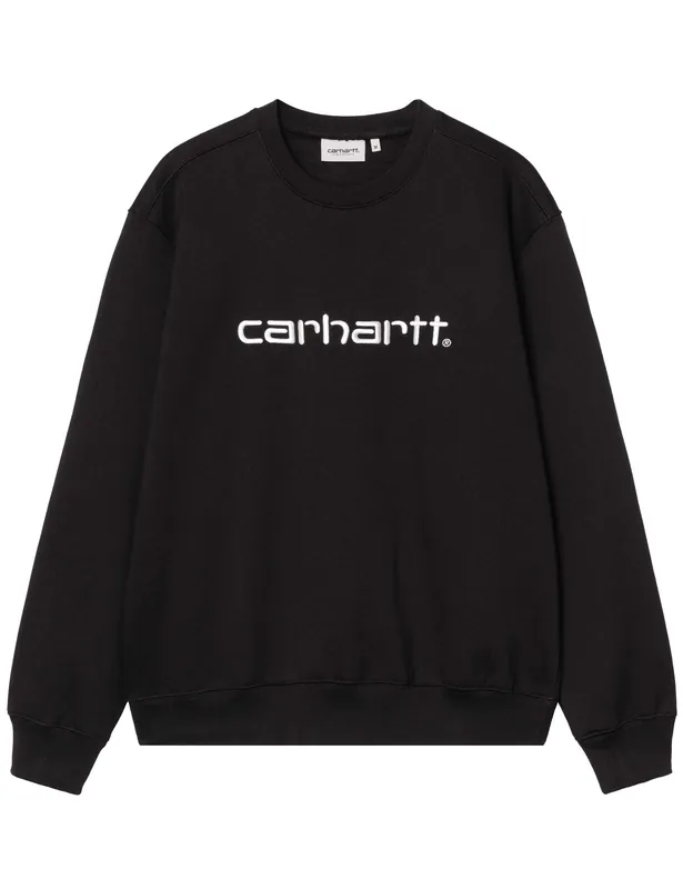 Script Crew Sweatshirt - Black/White