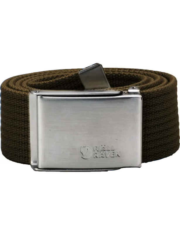 Canvas Belt - Dark Olive