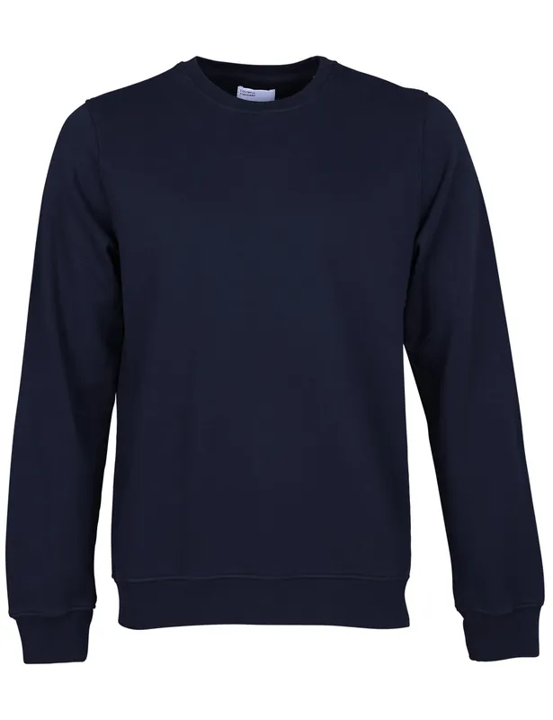 Organic Crew Sweat - Navy Blue