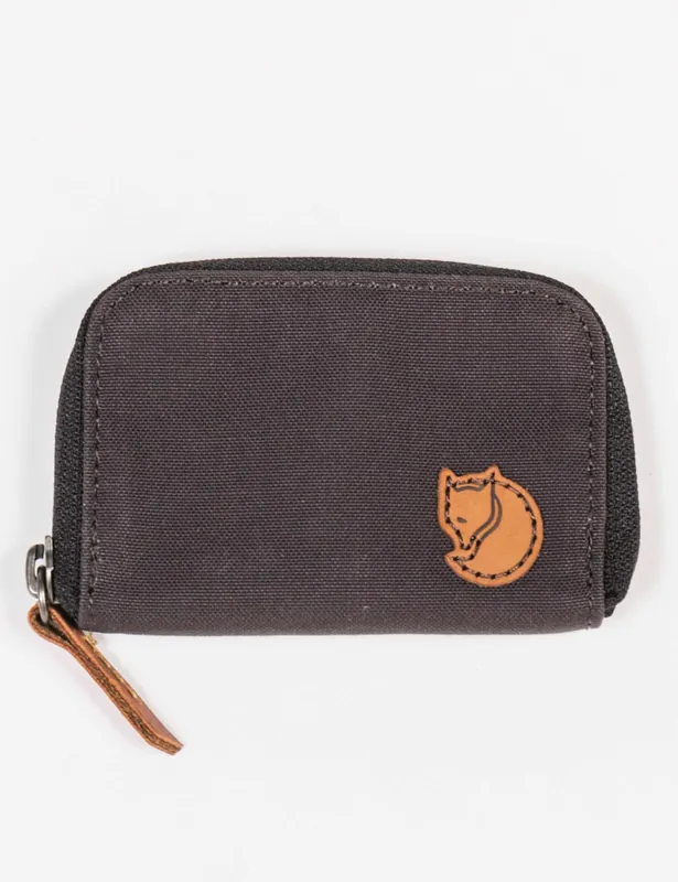Zip Card Holder - Dark Grey