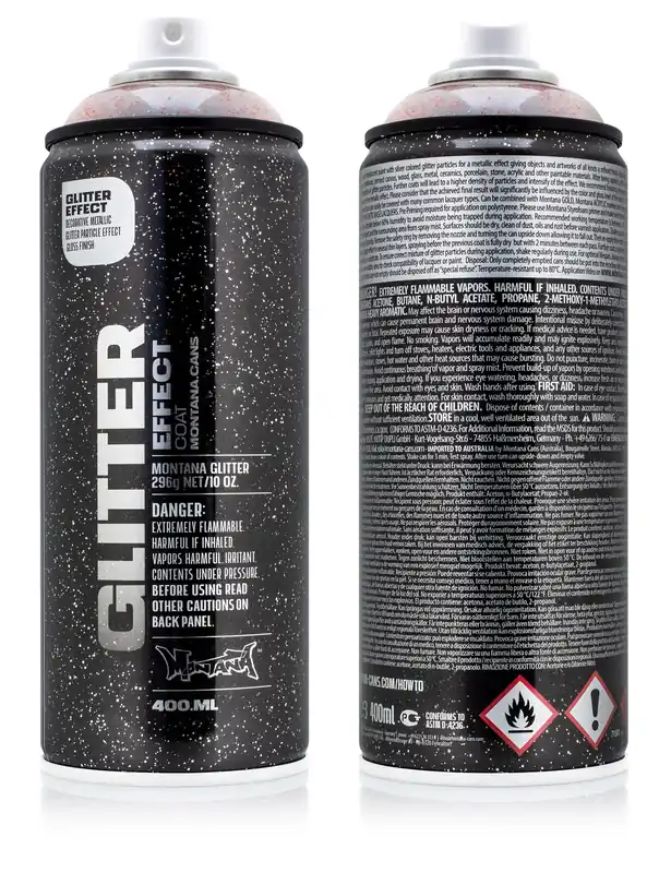 Glitter Effect Spray 400ml - X-mas Red