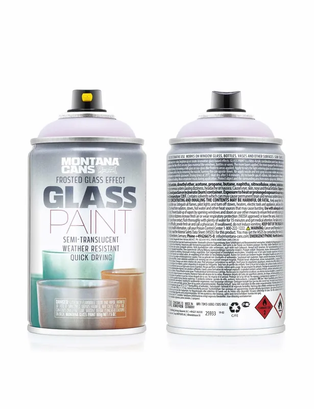 Glass Paint Frosted Effect 250ml - Rose GP3225