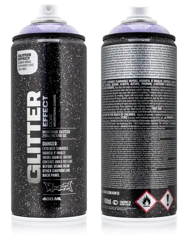 Glitter Effect Spray 400ml - Amethyst