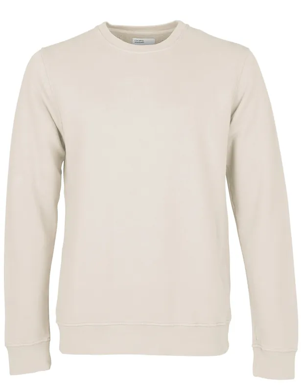 Organic Crew Sweat - Ivory White