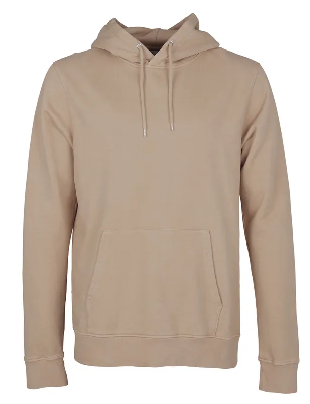 Organic Hooded Sweat - Desert Khaki