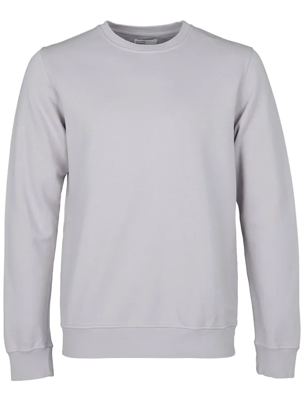 Organic Crew Sweat - Limestone Grey