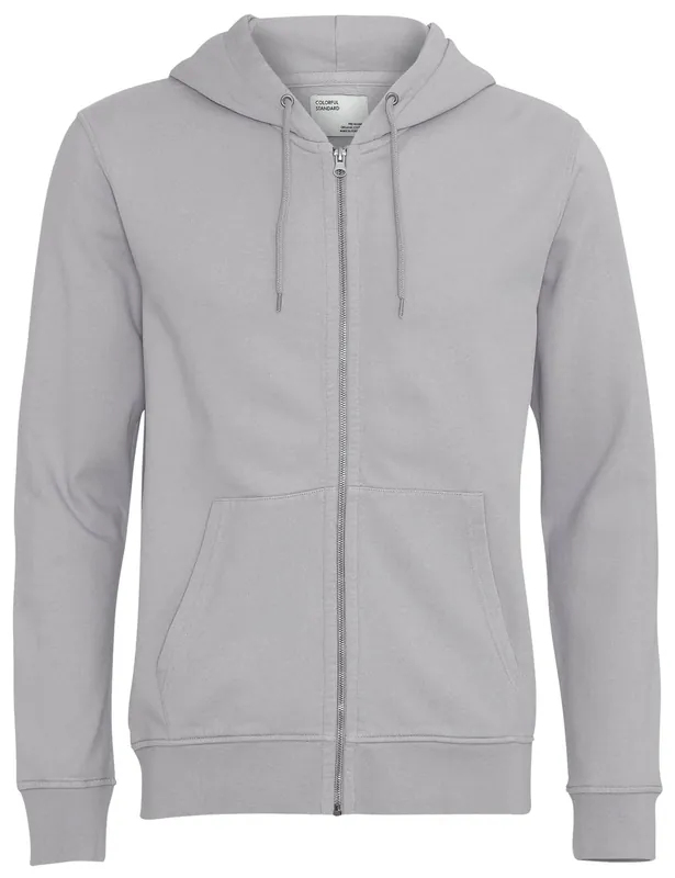 Organic Hooded Jacket - Limestone Grey