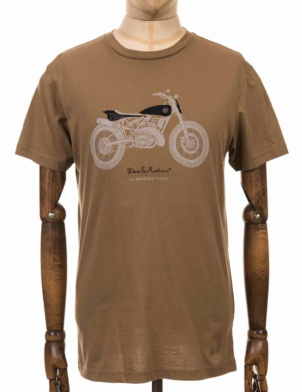 Pedrosa Tracker T-Shirt - Tobacco