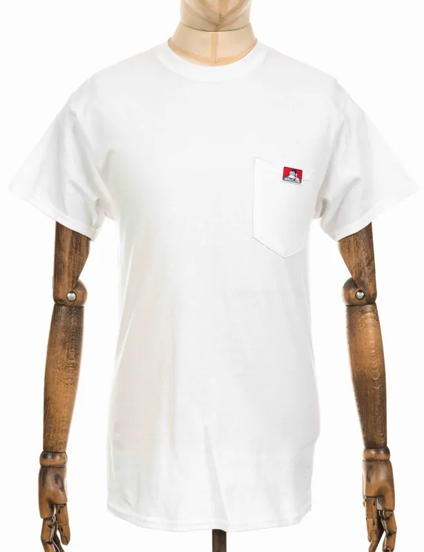 Classic Patch Logo Pocket T-Shirt - White