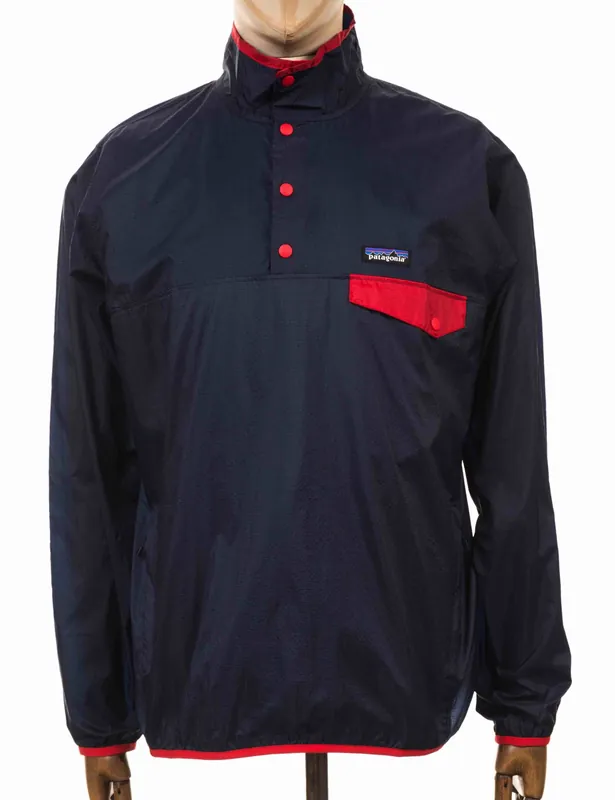 Houdini Snap-T Pullover Top - Stone Blue w/New Navy