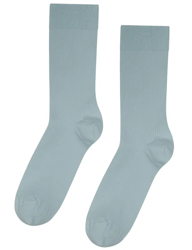 Classic Organic Socks - Steel Blue
