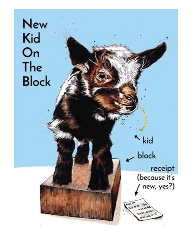 New Kids Greeting Cards - Some Nice Ink