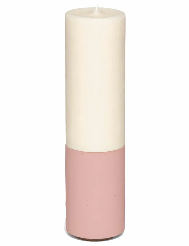 Slim Candle - Blush/Lime