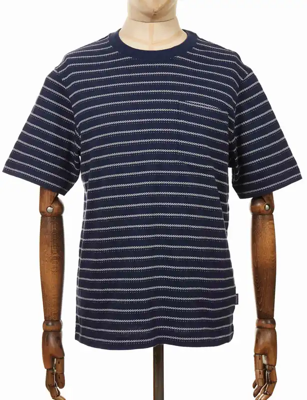 Organic Cotton Midweight Pocket T-Shirt - Cordelette: New Navy