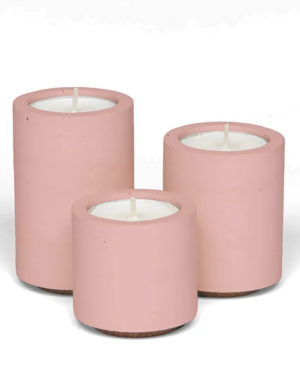 Tealight Trio - Blush